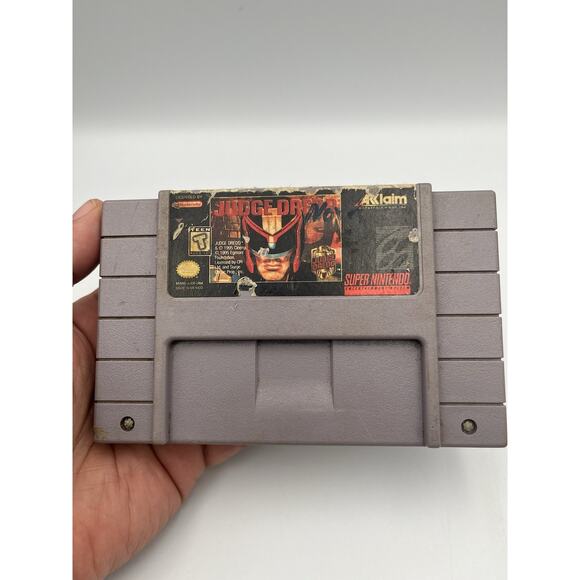 Judge Dredd - (Nintendo SNES, 1995) Cartridge Only TESTED - Picture 1 of 4